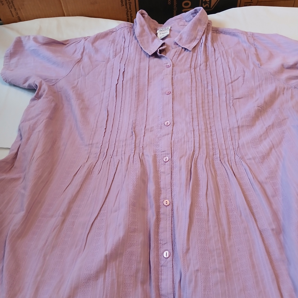 Only Necessities Lavender Blouse